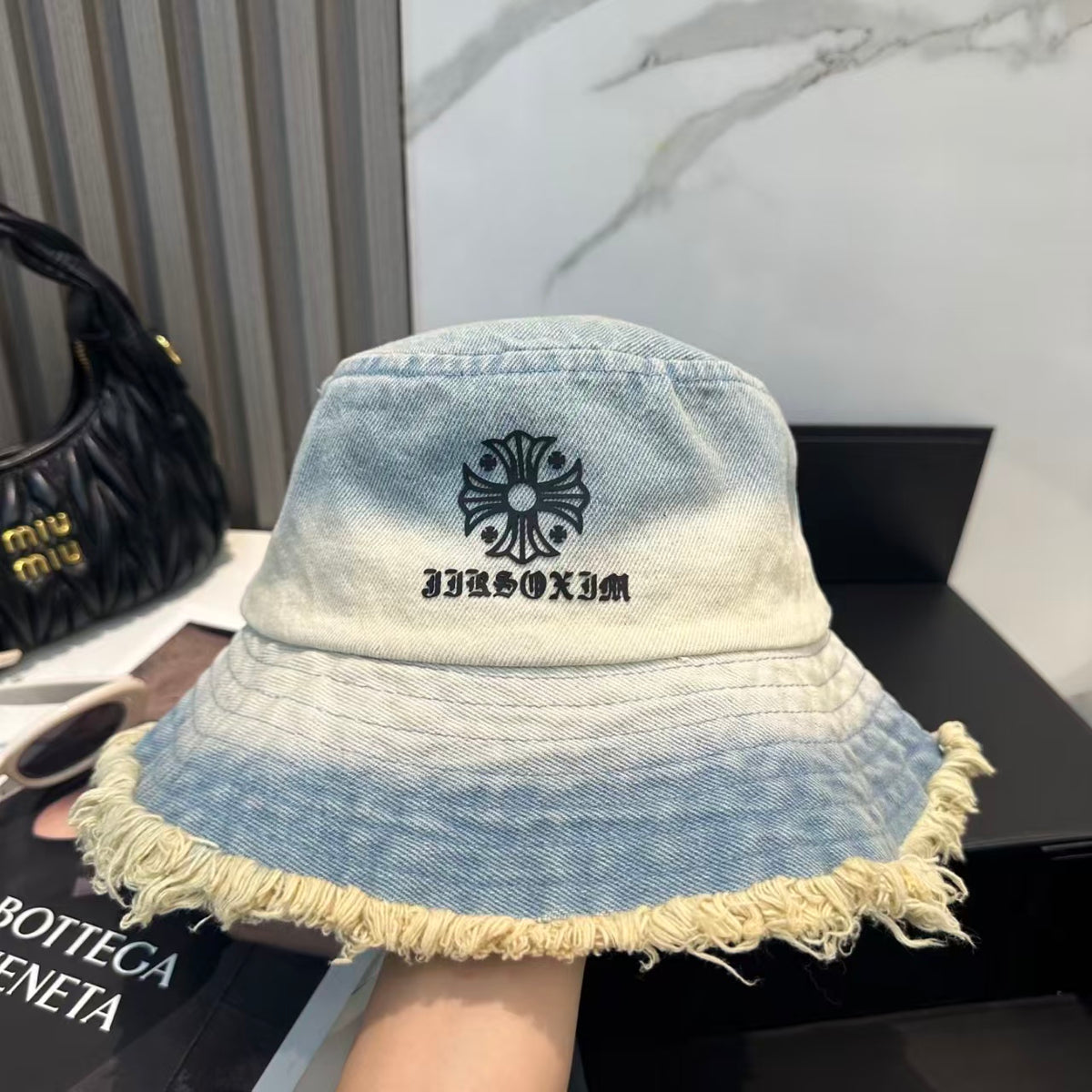 New denim fisherman hat