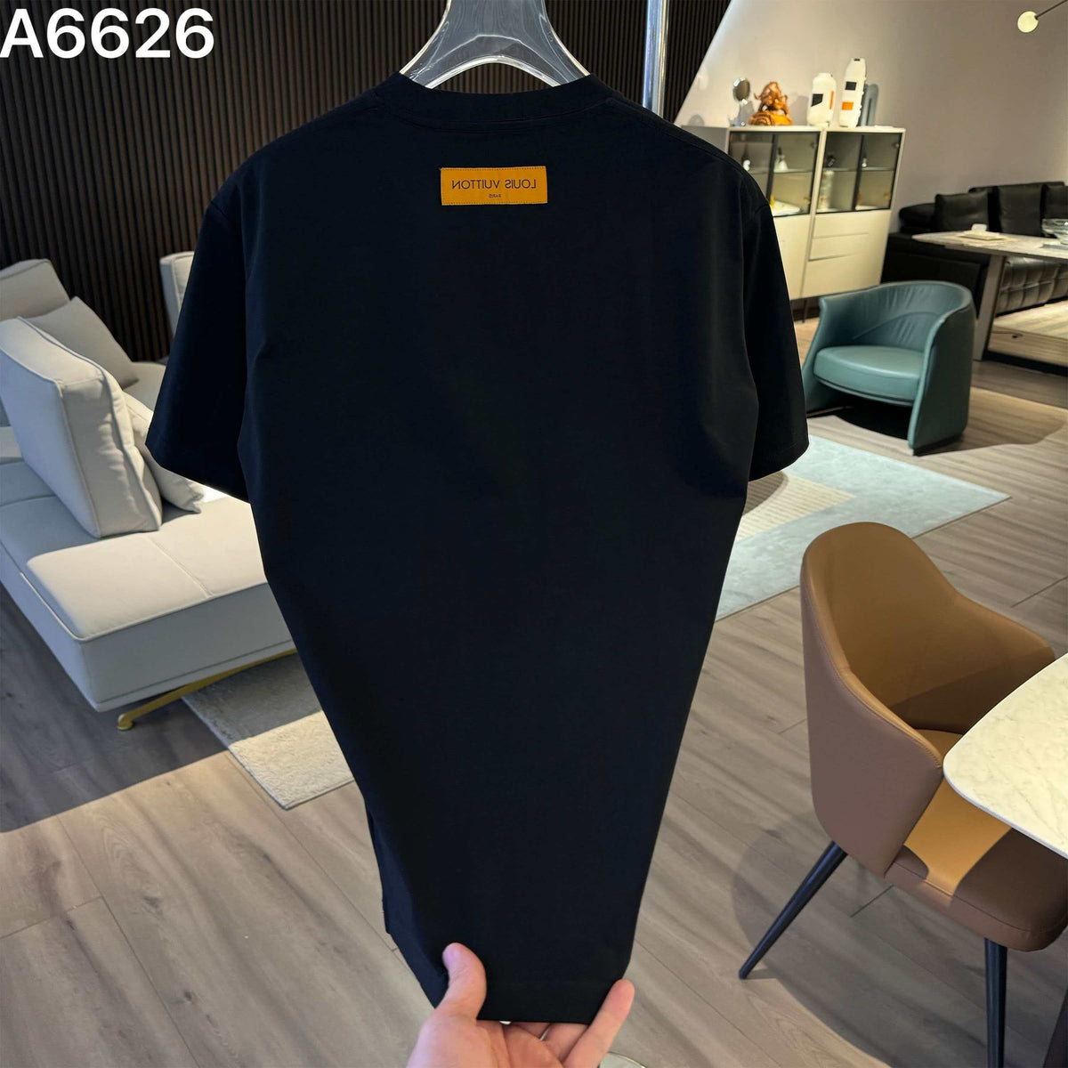 26ss new embroidery craft logo letter short sleeved shirt Heavy craftsmanship