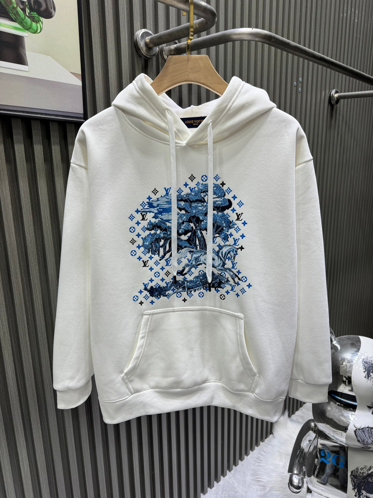 New Year's hooded sweatshirt