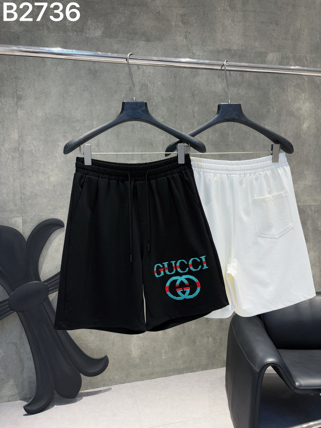 New Knitted Zhe Bian Shorts -5