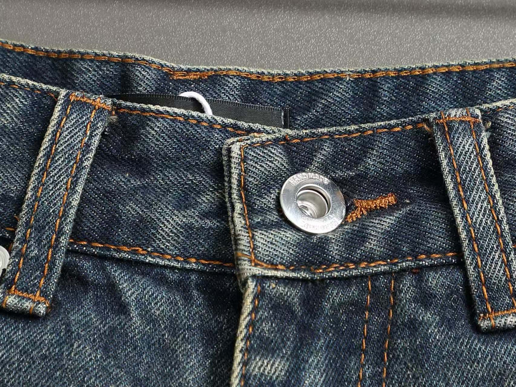 New denim shorts