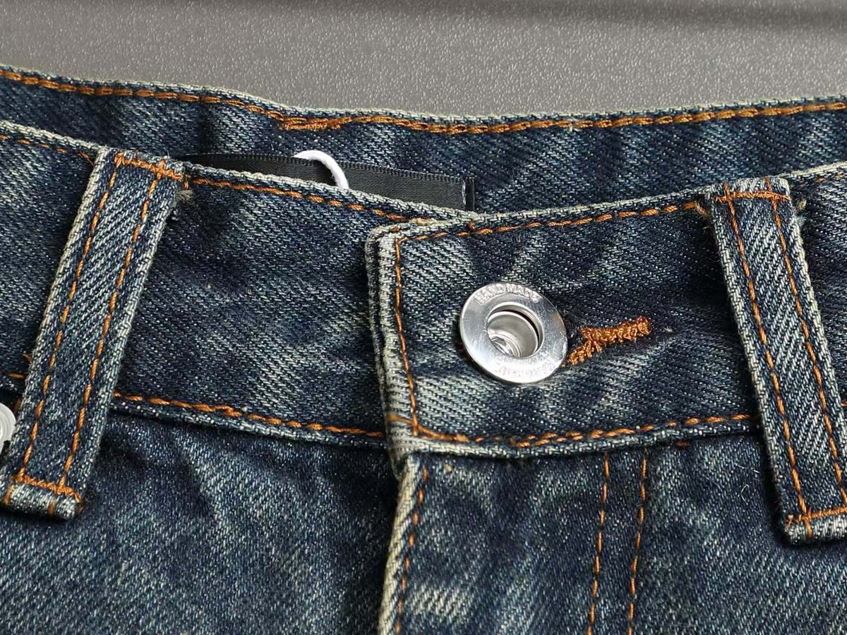 New denim shorts