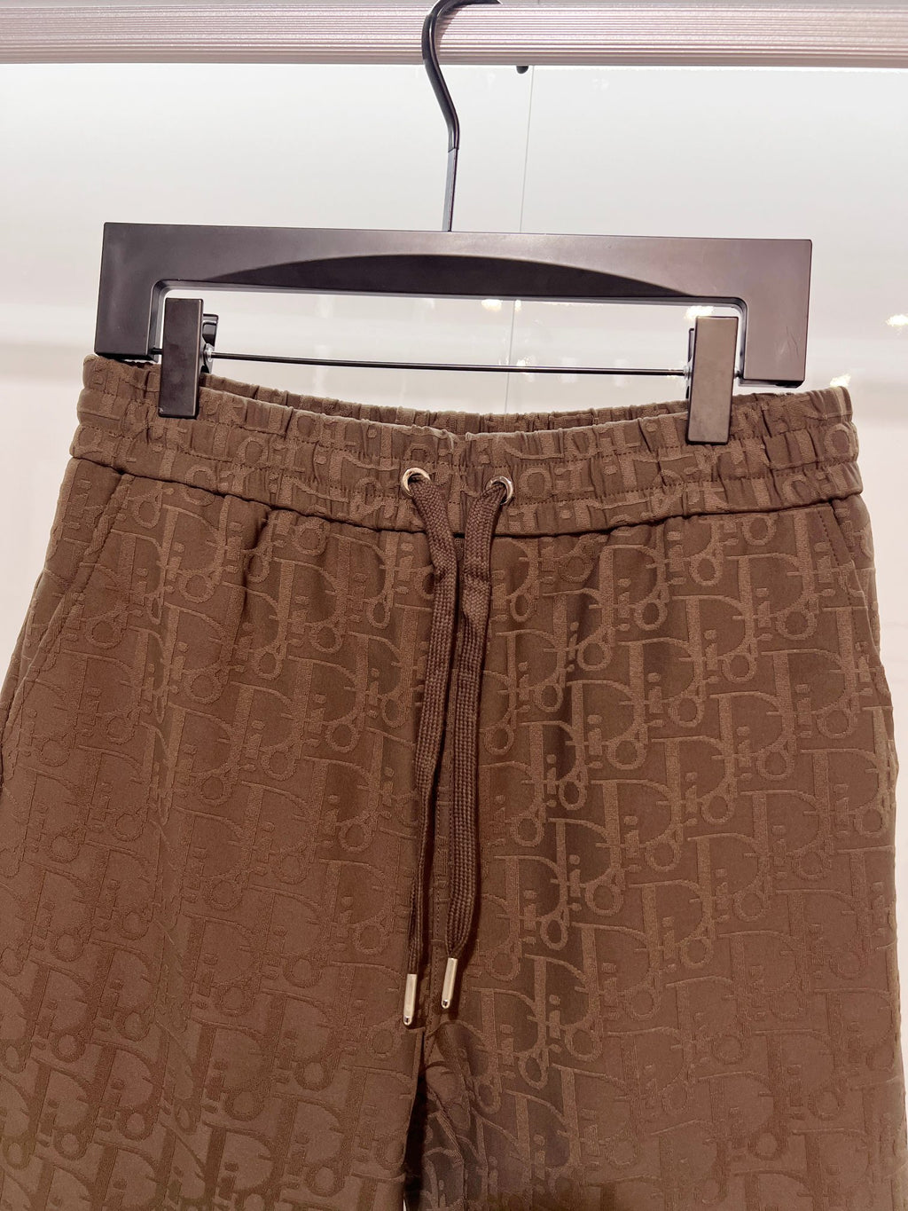 Full of floral letters, towel, jacquard casual shorts
