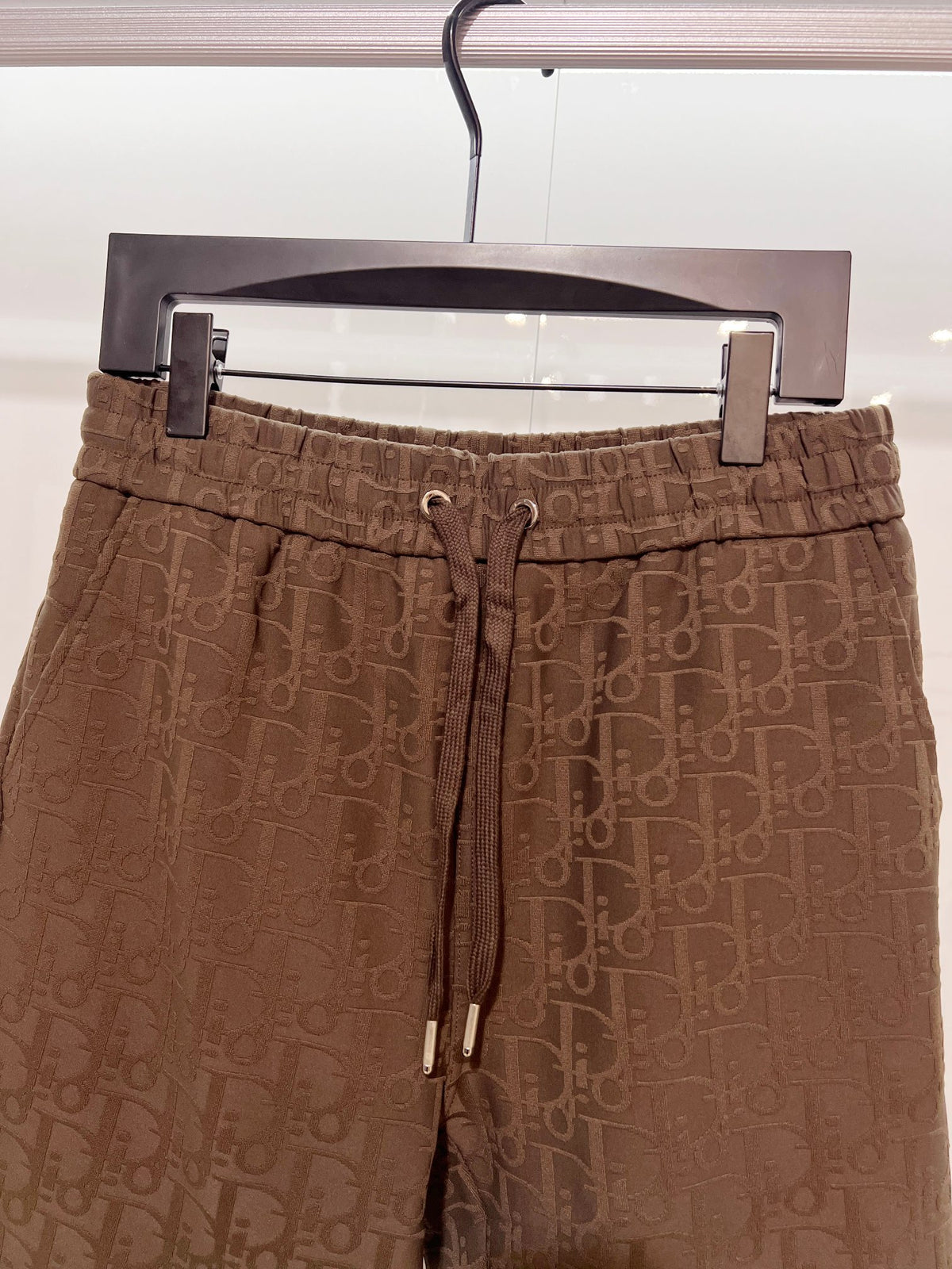 Full of floral letters, towel, jacquard casual shorts