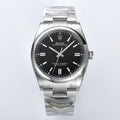C-Factory - Black - Silver 904L Steel- Automatic - 41mm