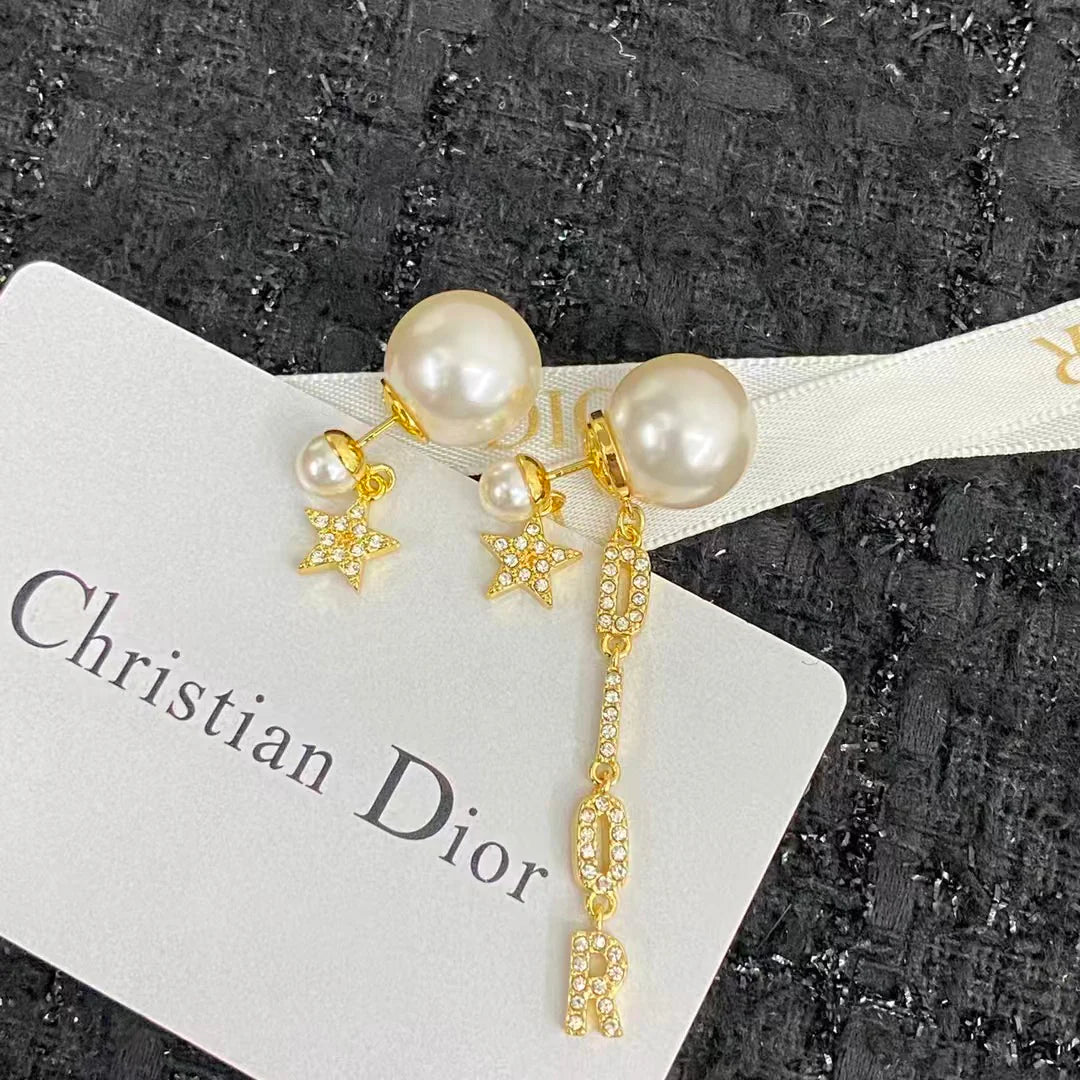 New Star Pearl Earrings