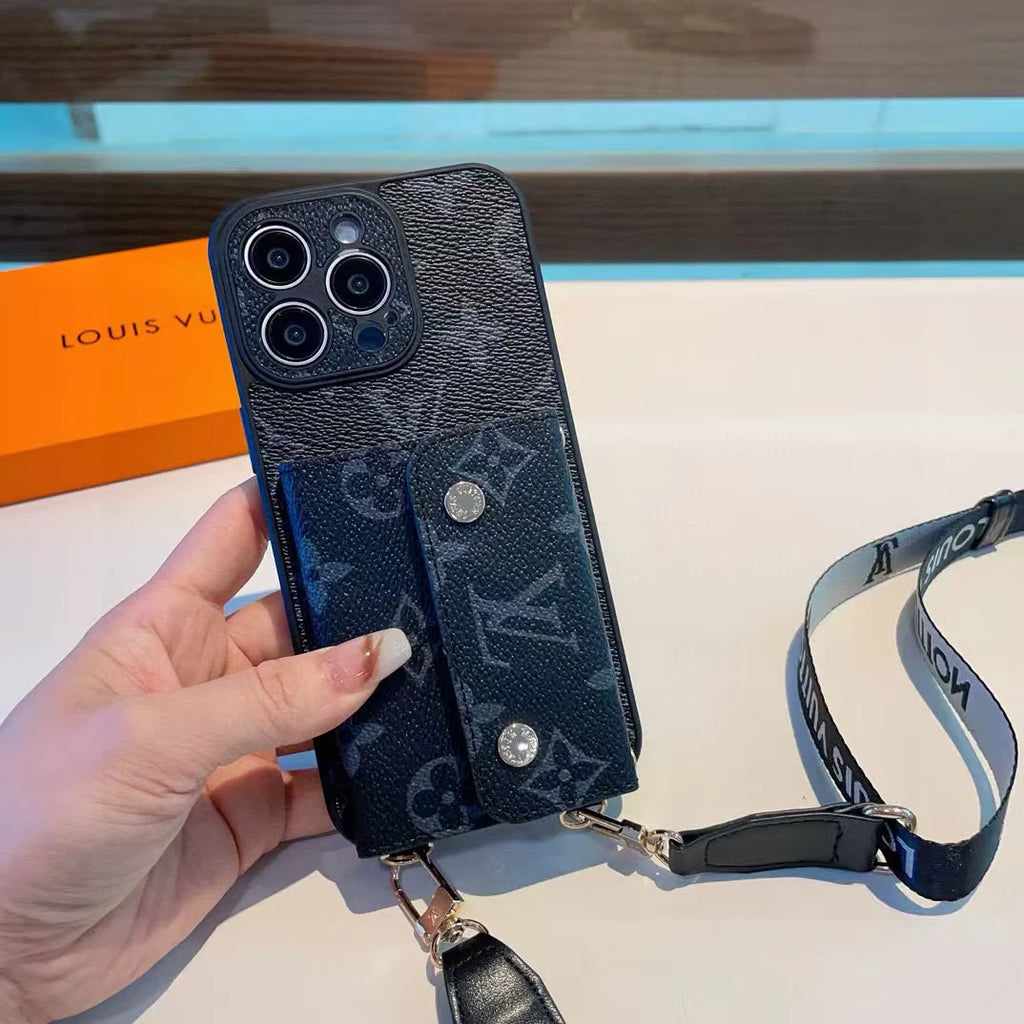 Crossbody card bag phone case