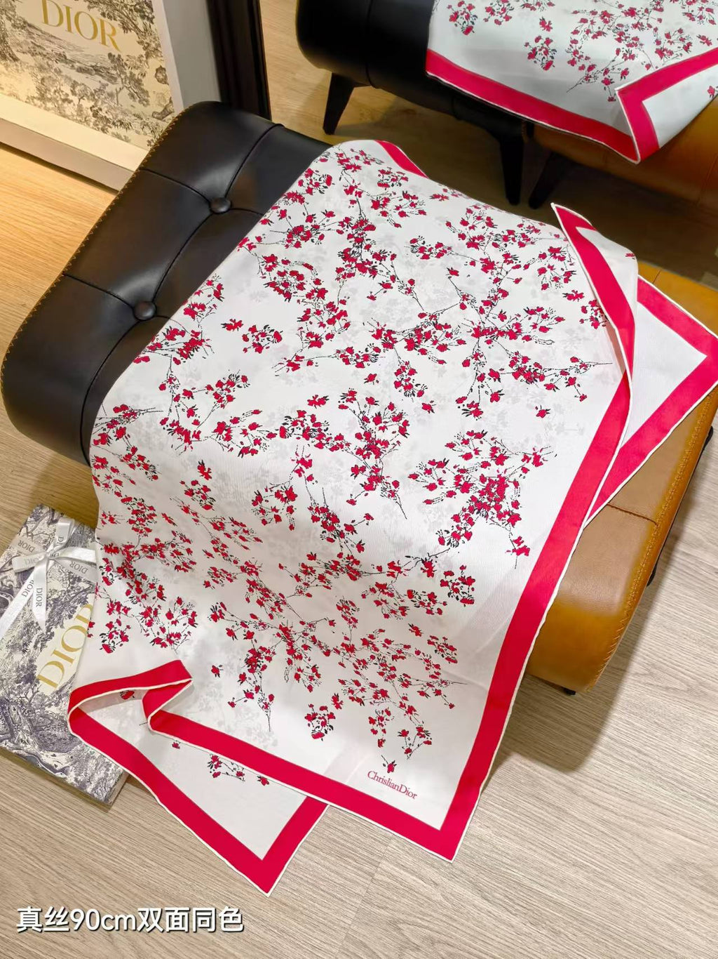 New double-sided same color scarf