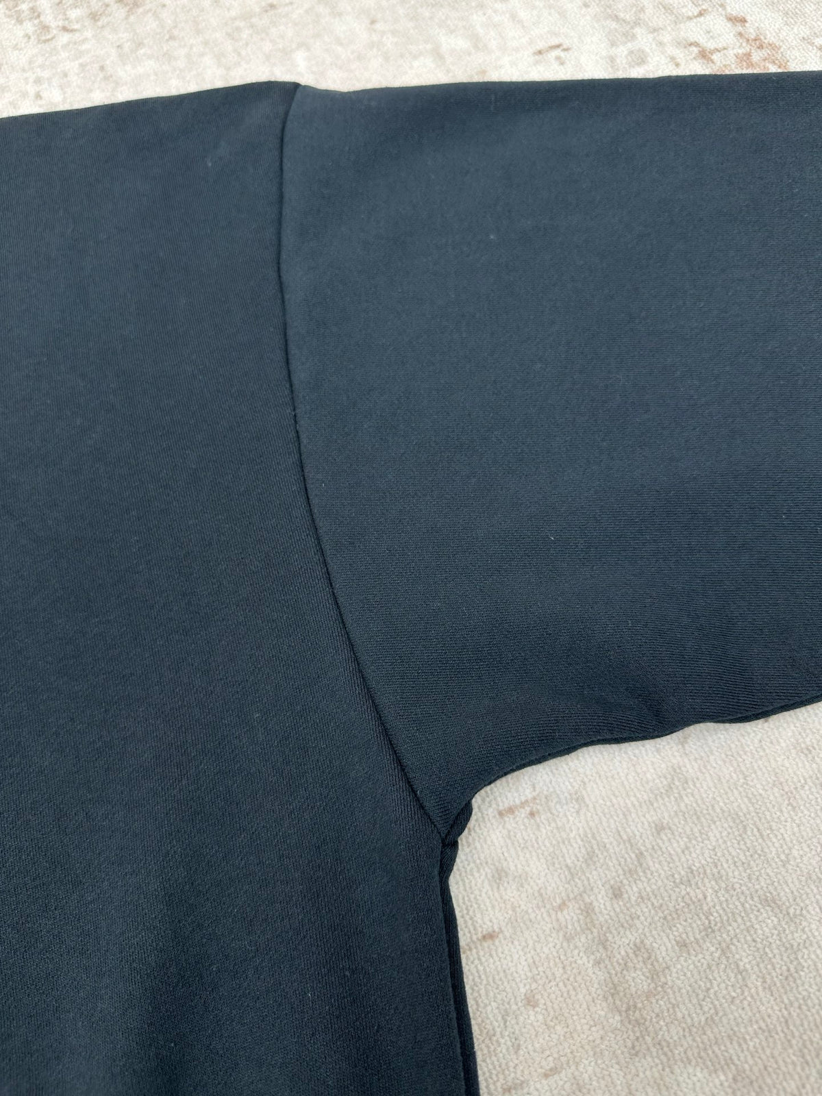 Embroidered Hoodie with Falling Shoulders