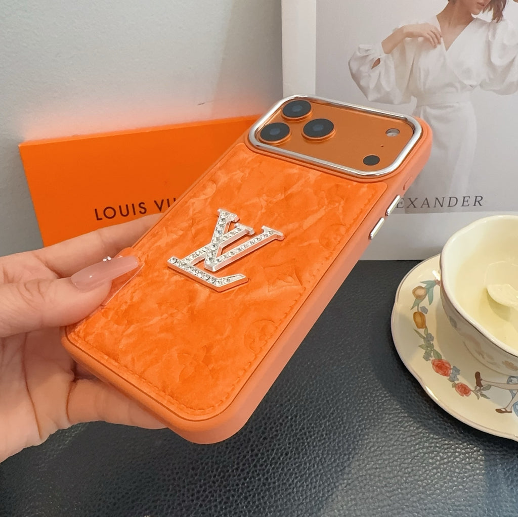 All inclusive lychee patterned phone case