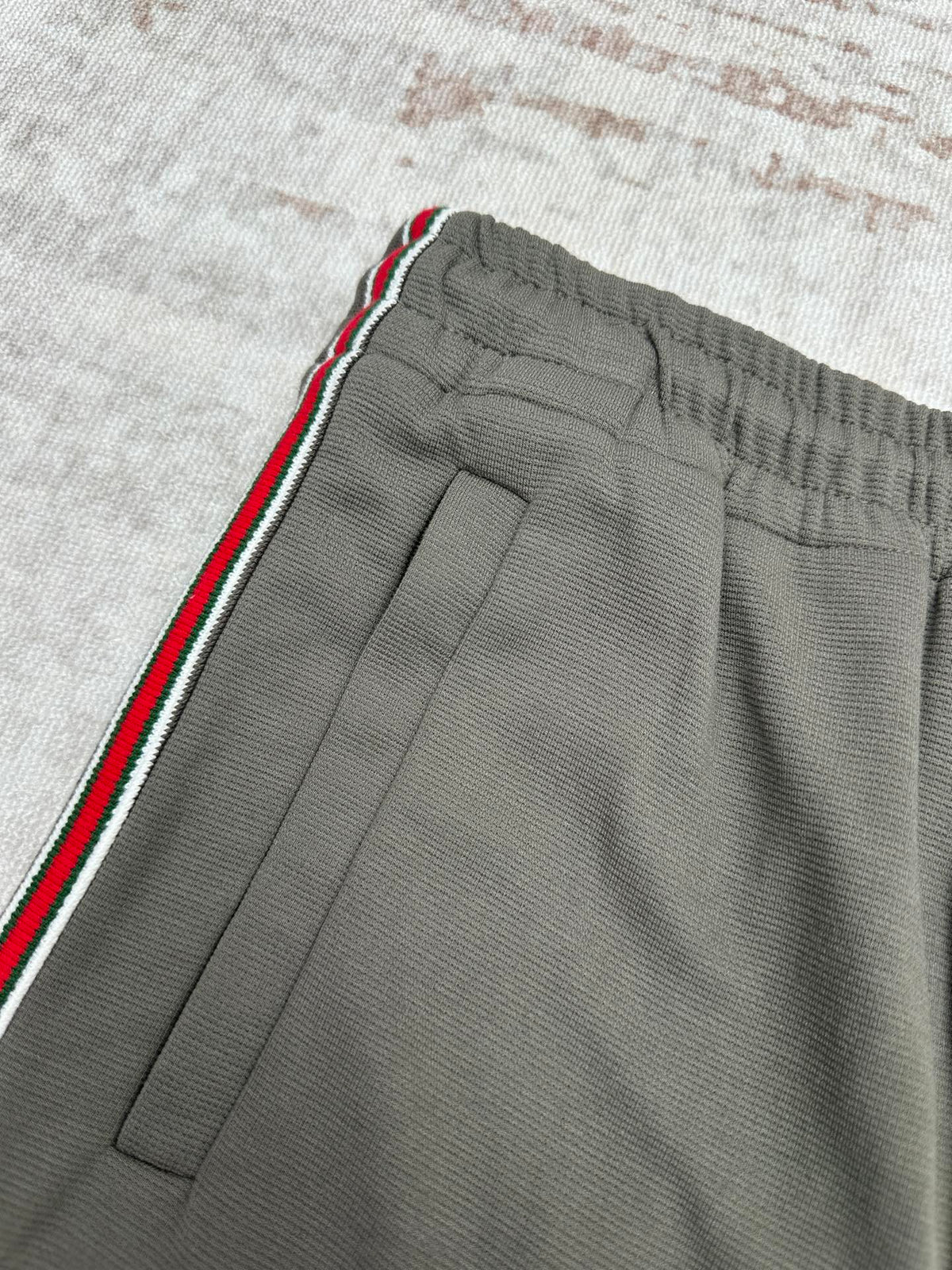 Cotton jacquard embroidered casual shorts