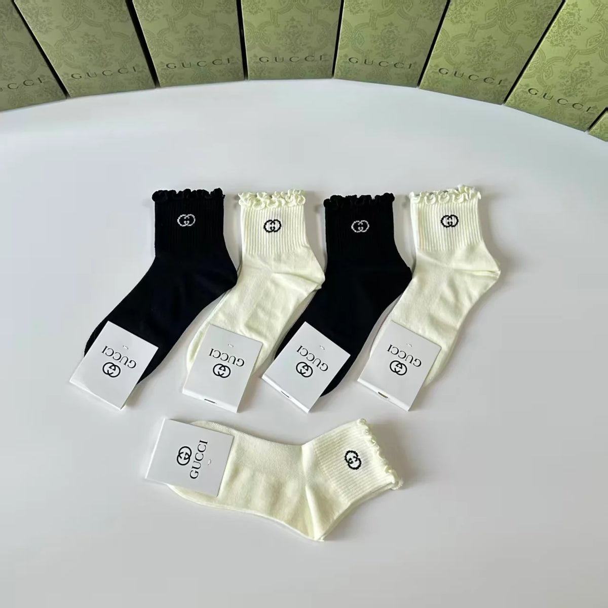 New medium to long pile socks