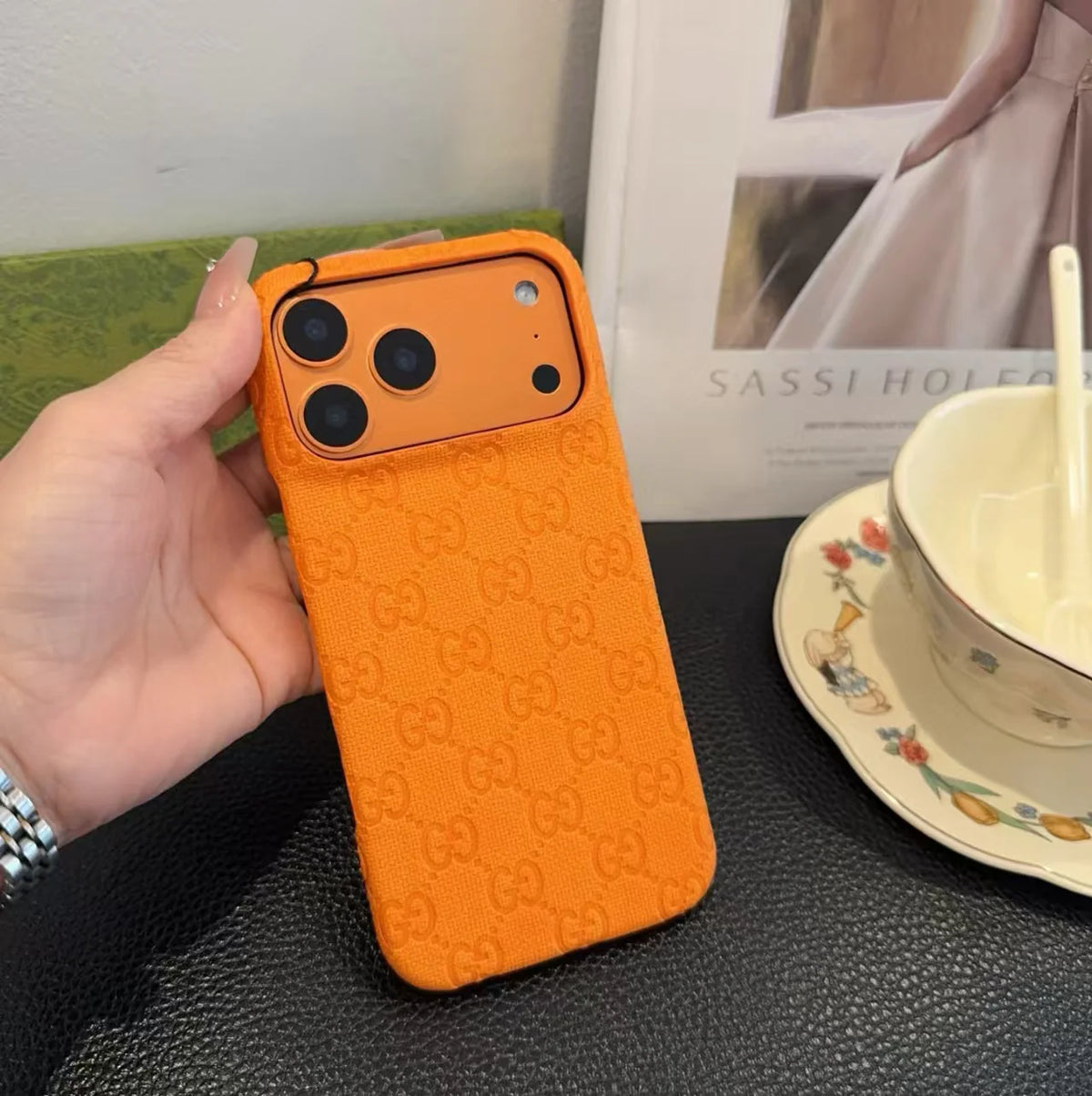 Embossed phone case