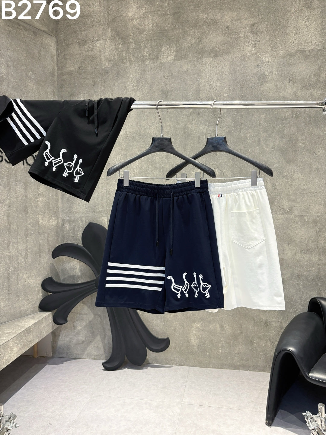 New Knitted Zhe Bian Shorts -3