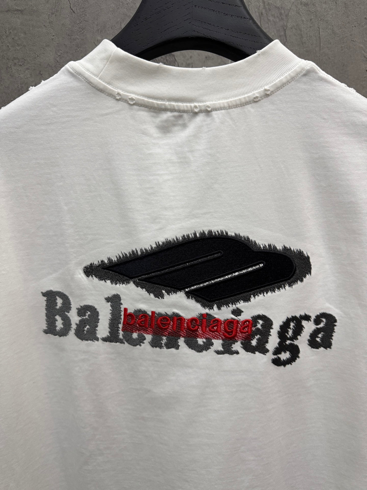 Stacked Embroidery 3D Stereoscopic Embroidery Short Sleeve