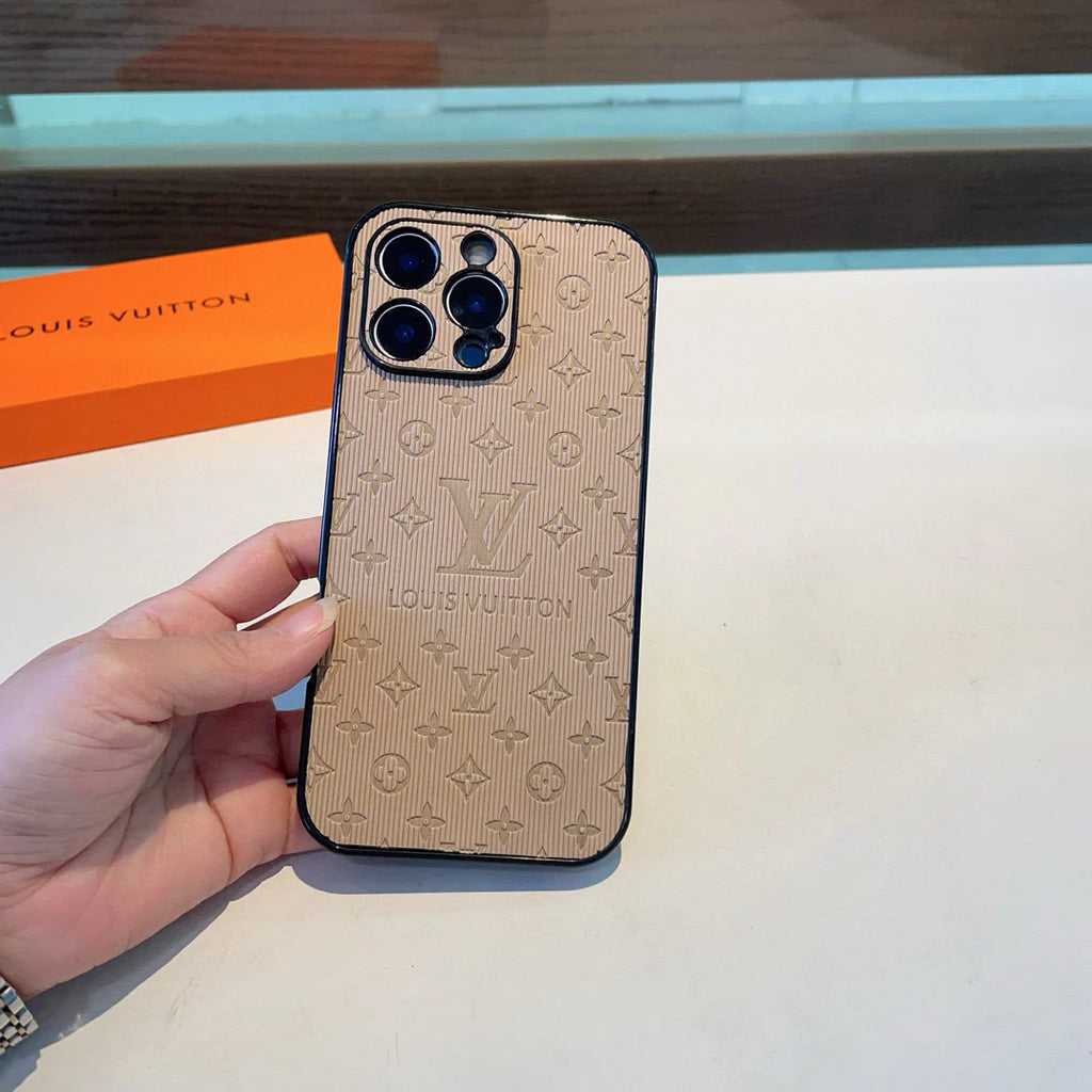 Vertical side sticker fully wrapped perforated phone case