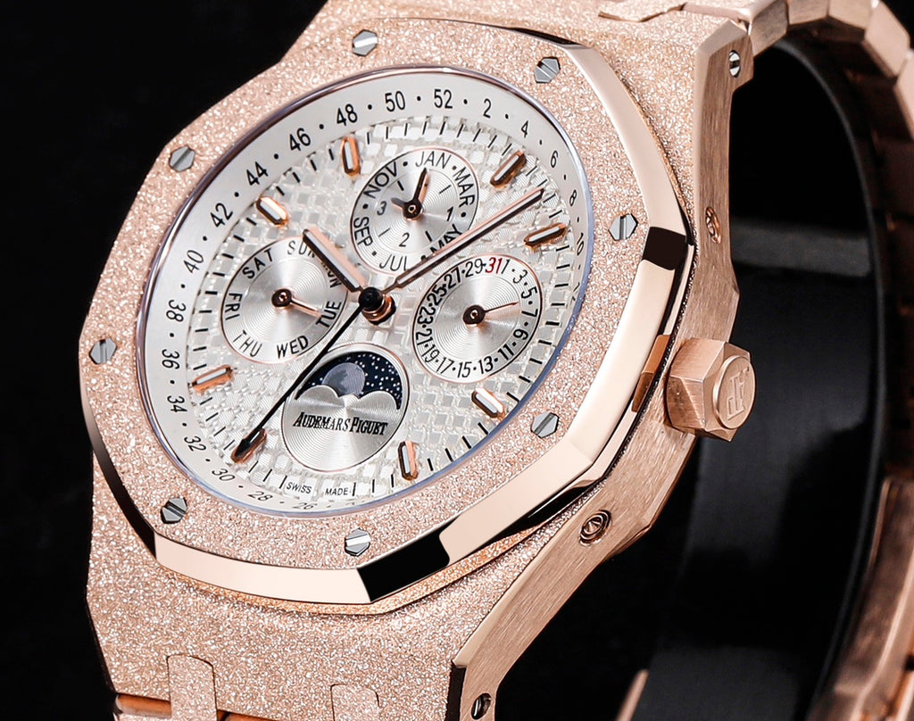 Royal Oak "Frosted Gold" Series (Ref. 26574)—the 41mm "King of Steel Watches" (Custom Frosted Gold Edition)（Gold）