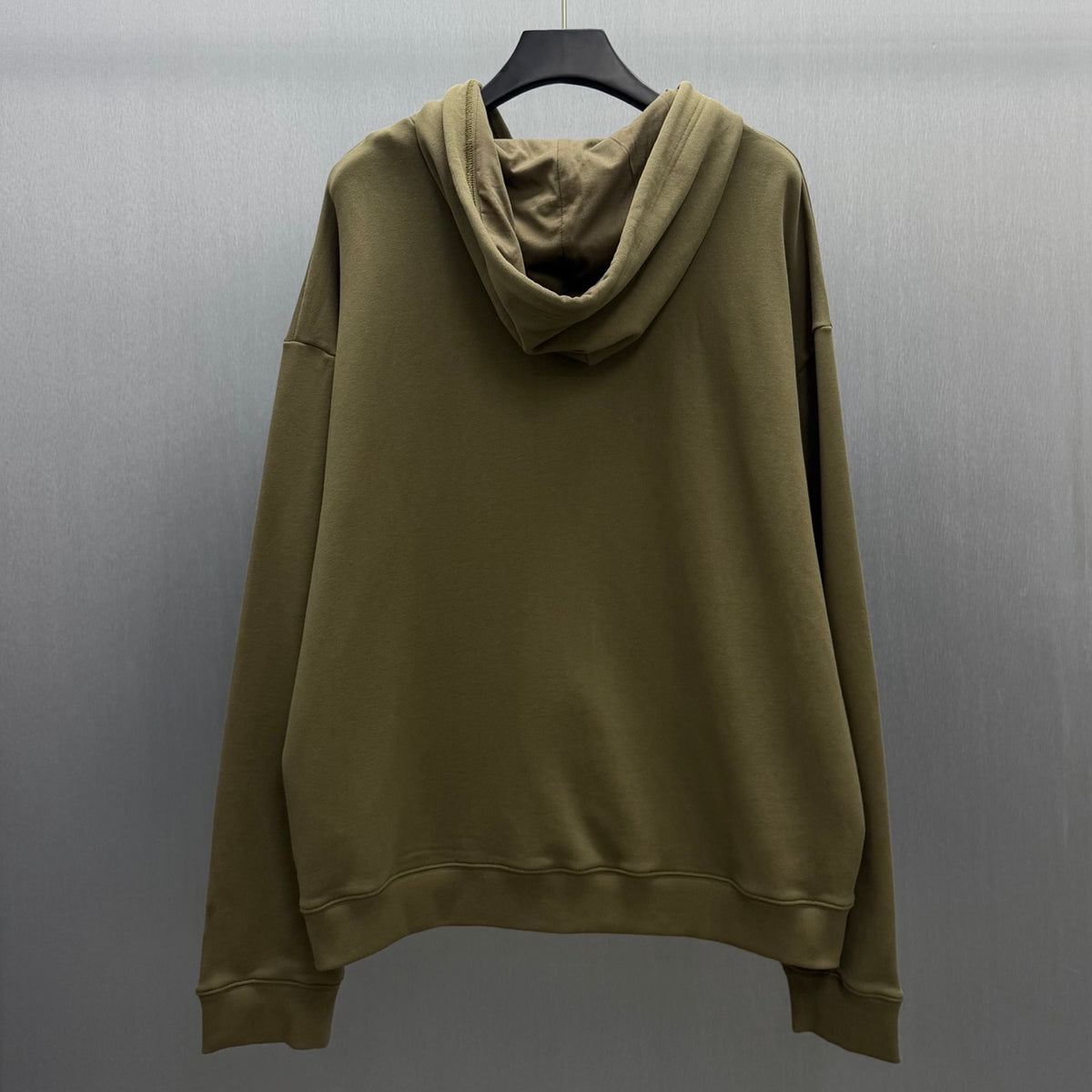 Adhesive hooded zipper hoodie
