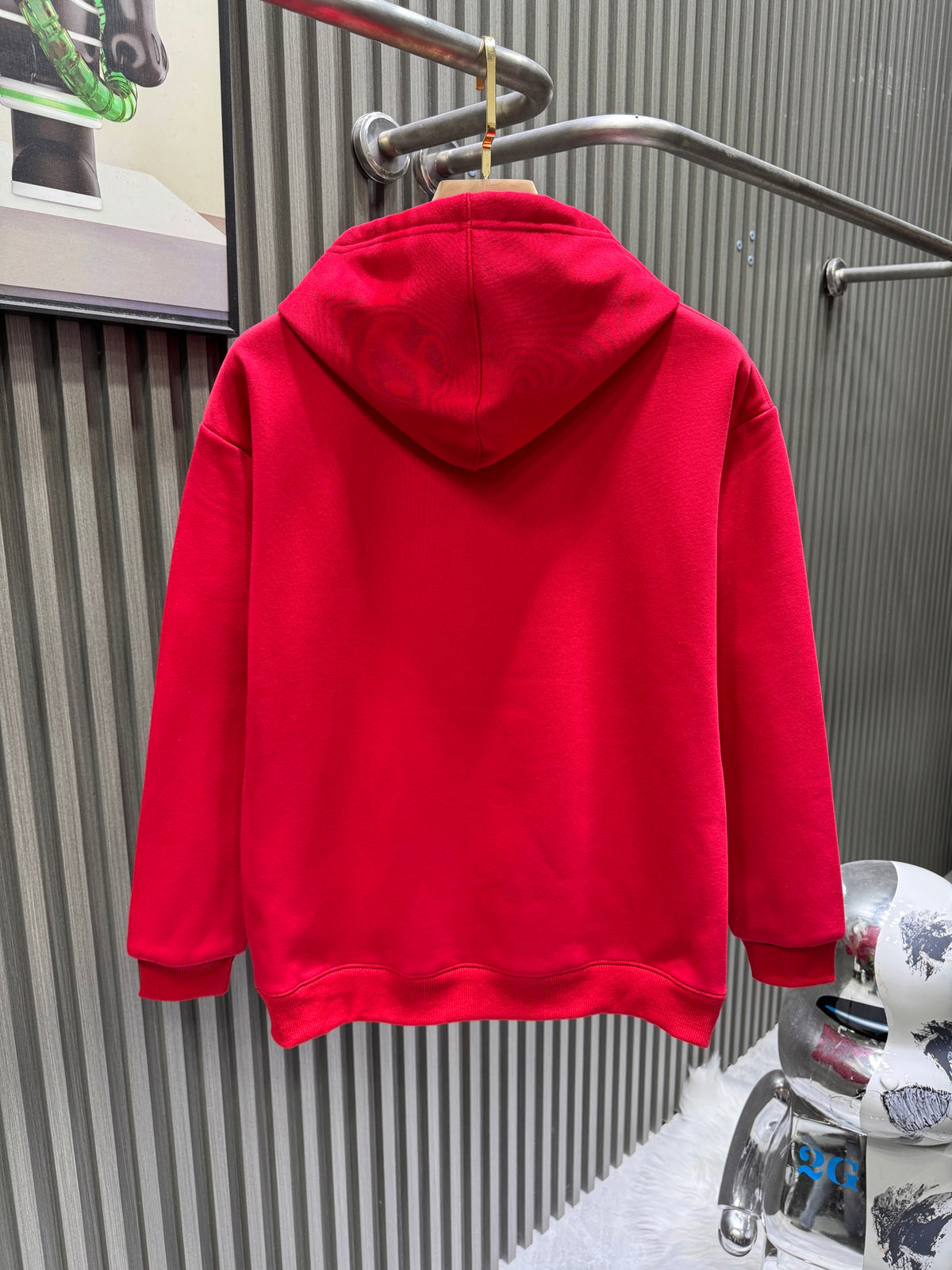 Double stranded cotton hoodie