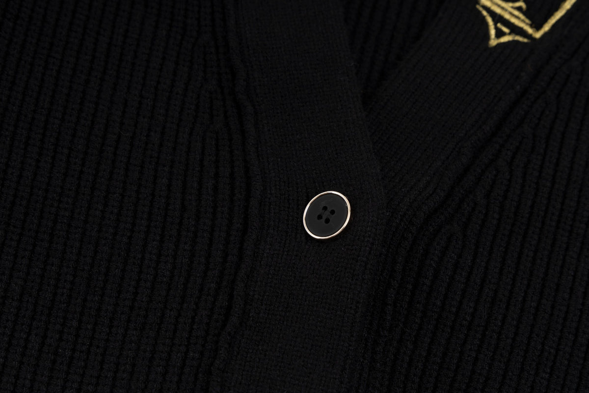 New embroidered logo wool knitted sweater sweater