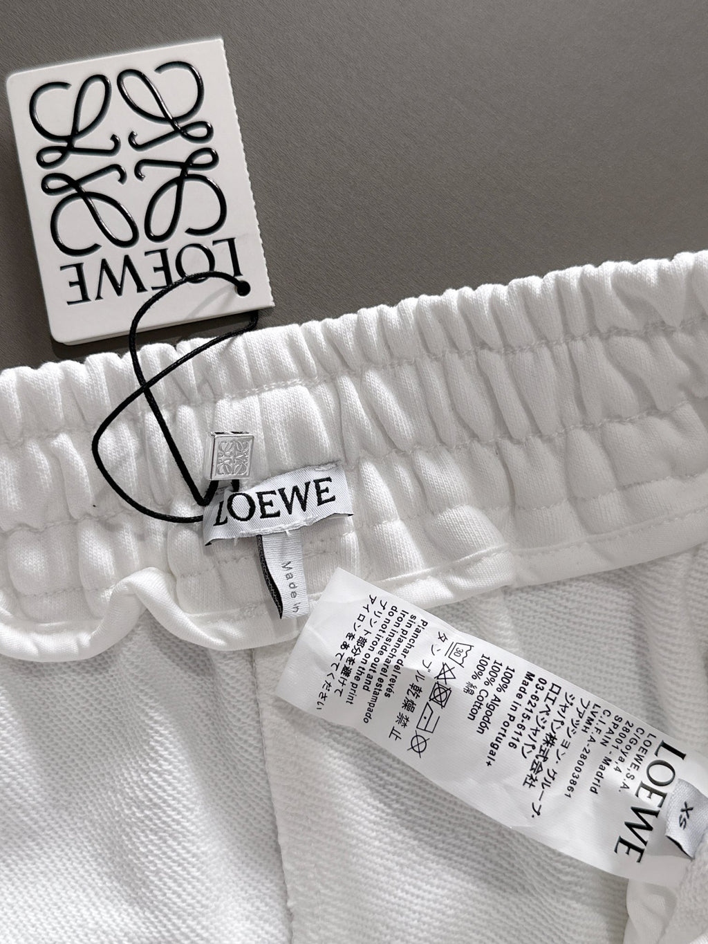 Toothbrush embroidered logo casual shorts