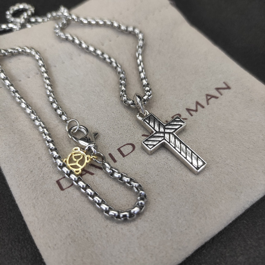 Black Cross Necklace