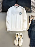 New long sleeved round neck sweatshirt 12