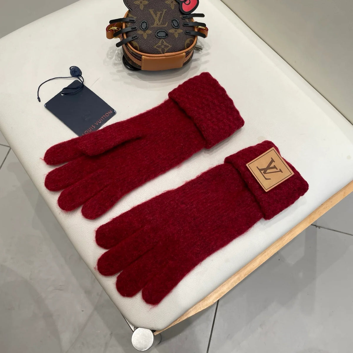 New autumn and winter wool knitted gloves 🧤