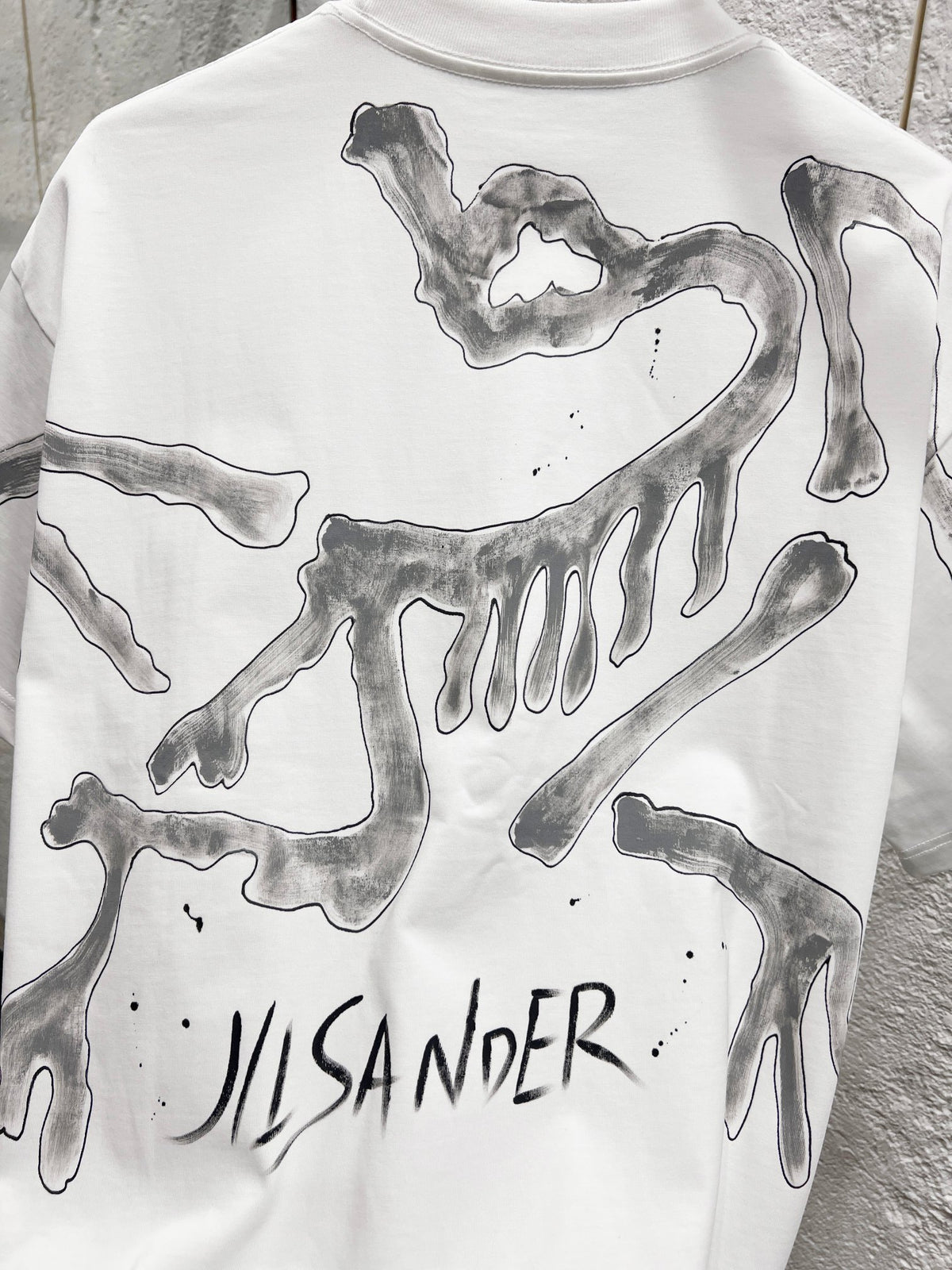 Loose hand drawn T-shirt -8
