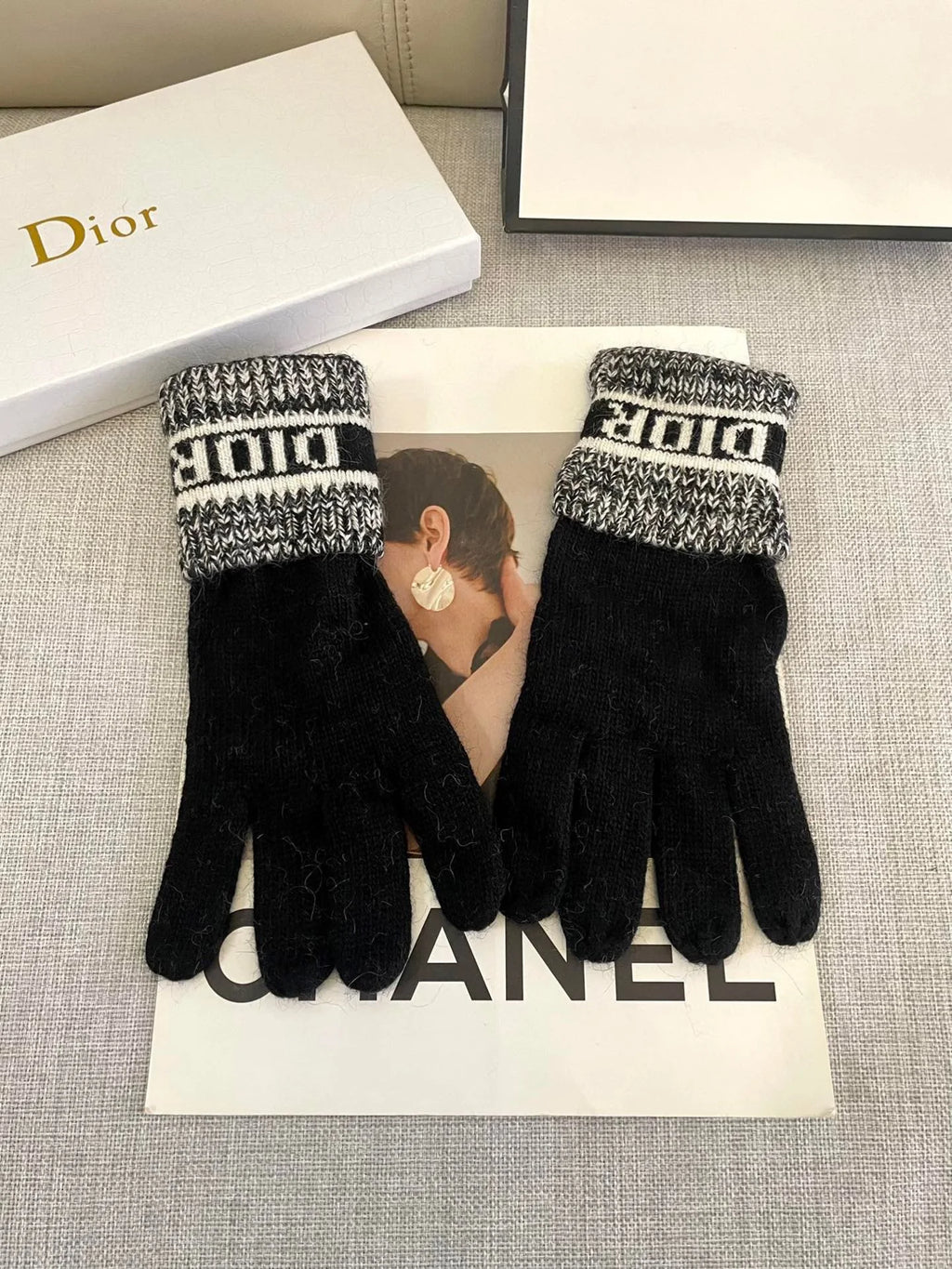 Wool Knitted Gloves 🧤 Candy Solid Color Series