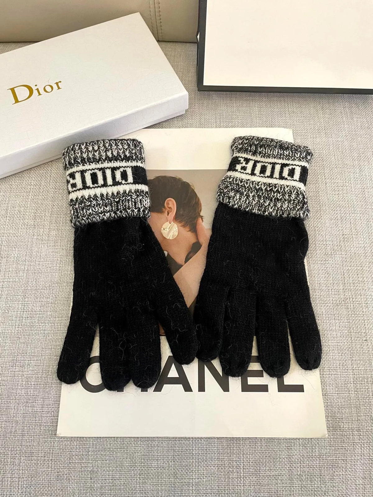 Wool Knitted Gloves 🧤 Candy Solid Color Series