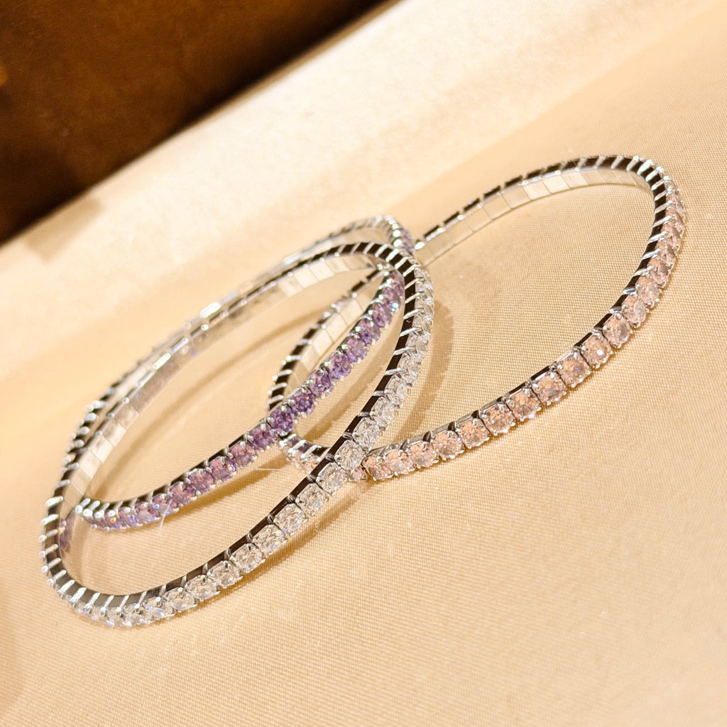 💎  Diamond lined small bracelet