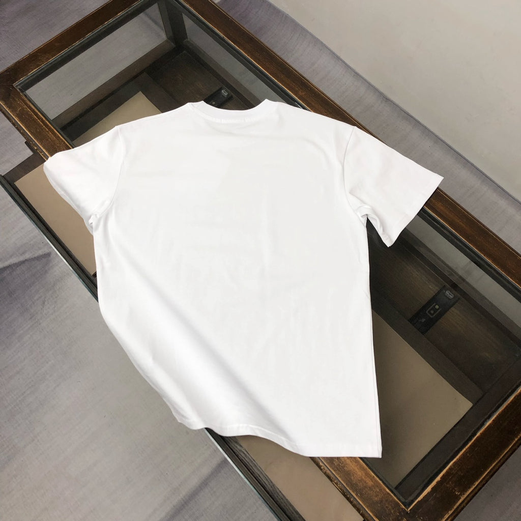 Double yarn pure cotton fabric T-shirt
