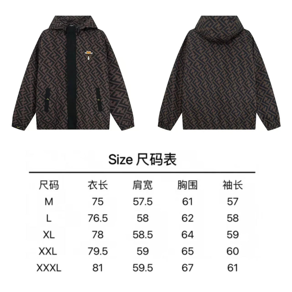 New embroidered hooded jacket