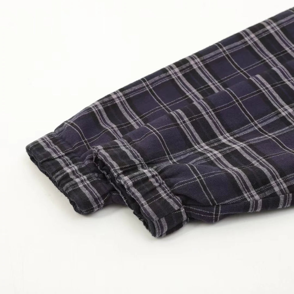 New plaid cloth letter jacket