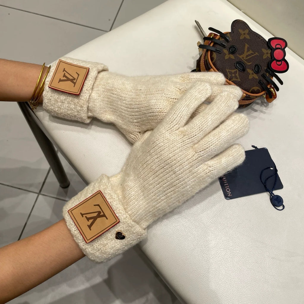 New autumn and winter wool knitted gloves 🧤