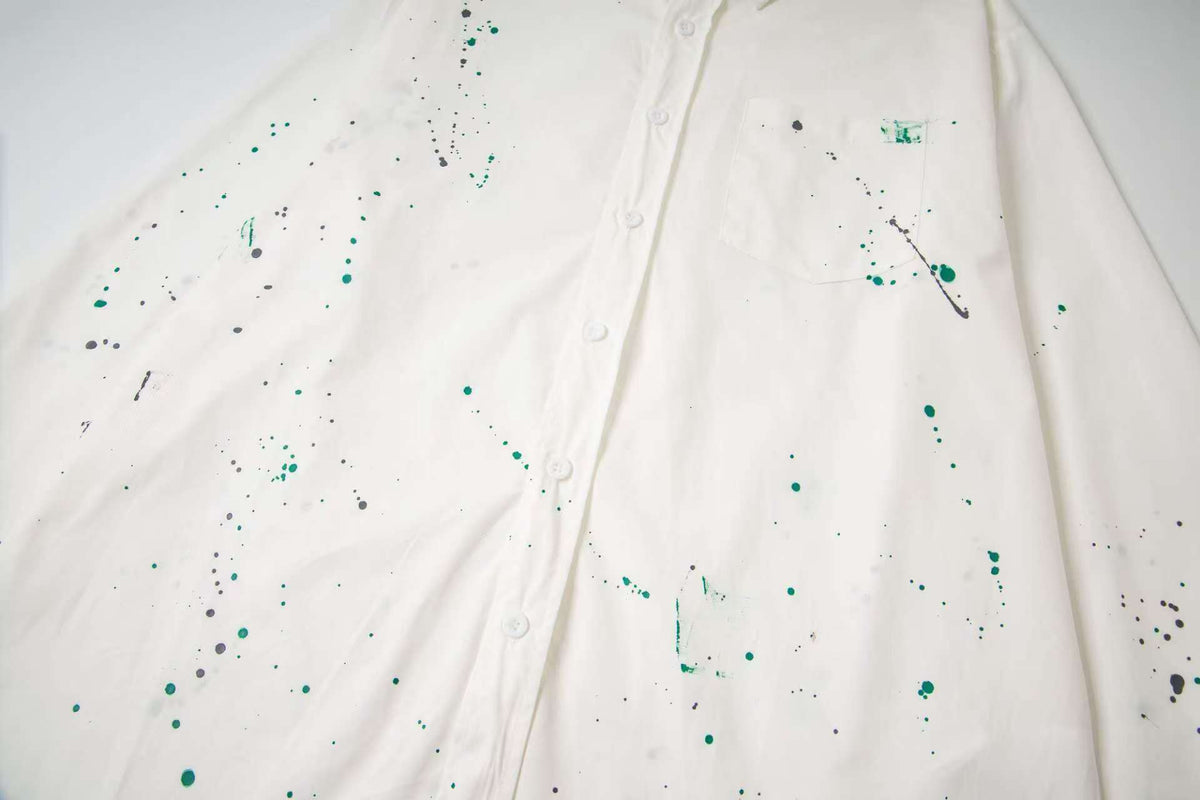 New splashed ink shirt