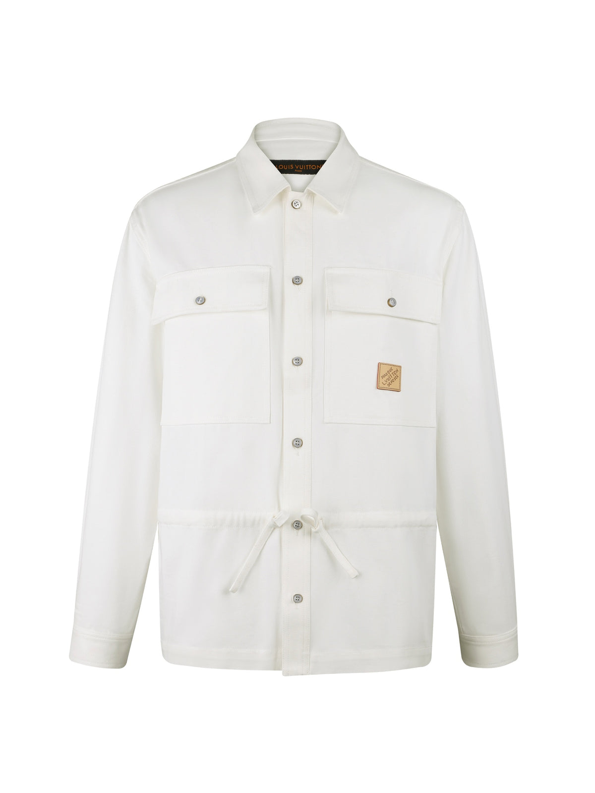 Identification jacquard jacket style shirt