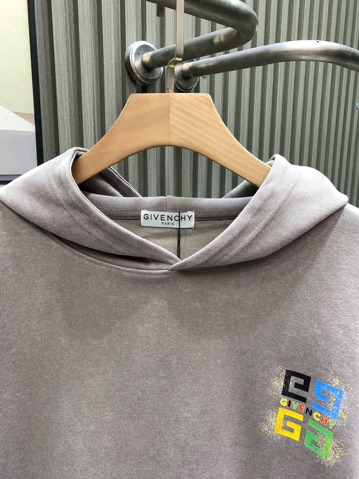 New autumn and winter vintage washed hooded sweatshirt