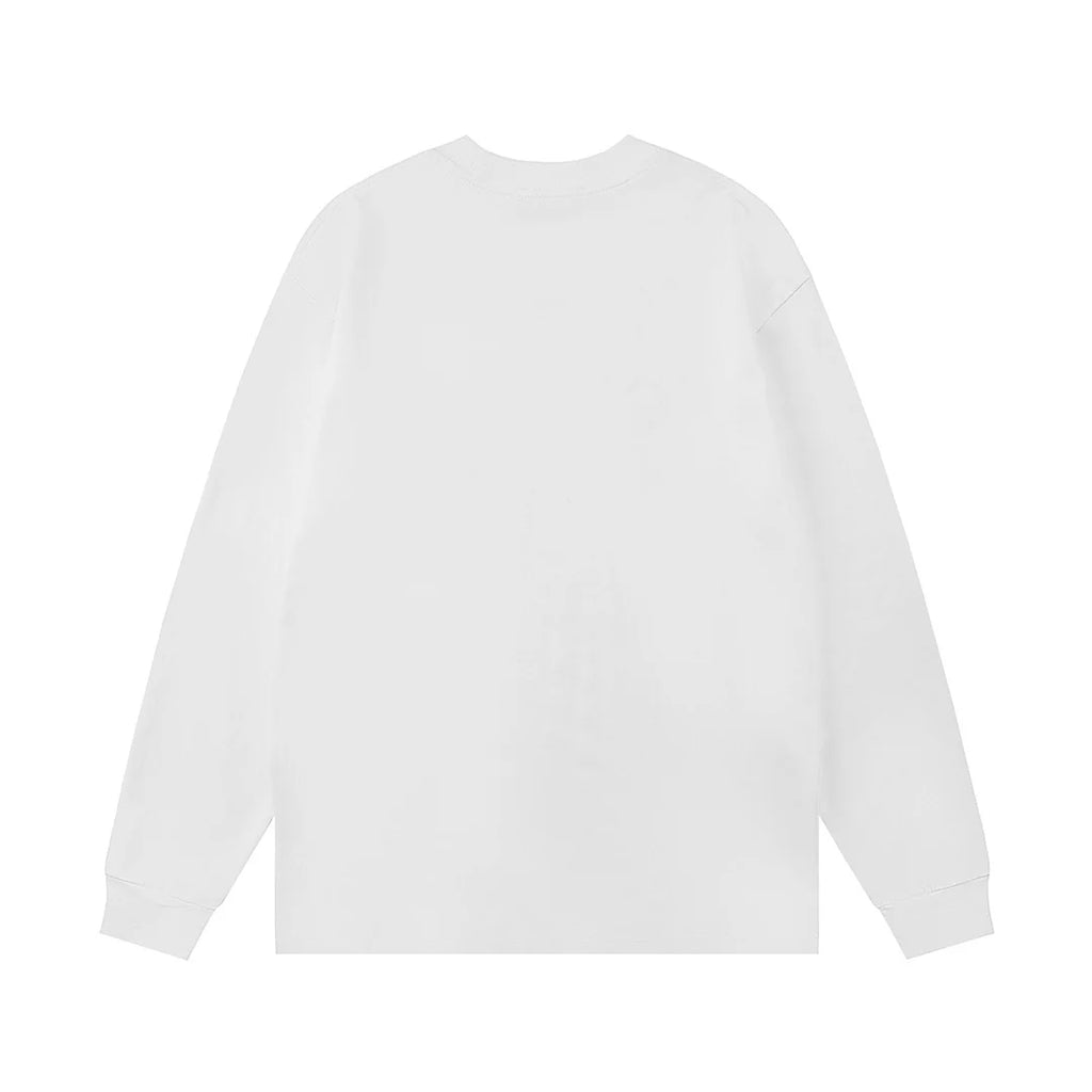Wave letter logo, unisex long sleeved design