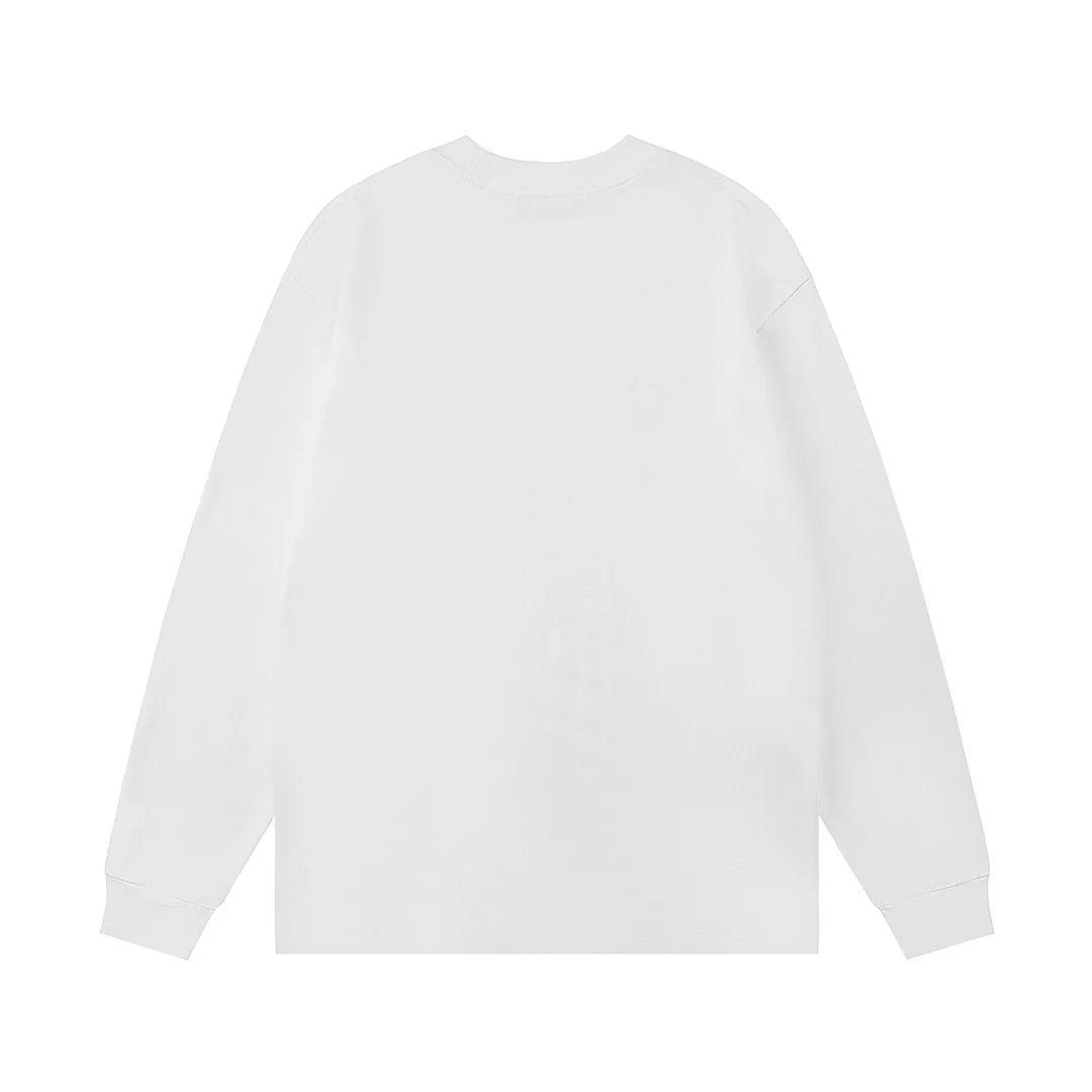 Wave letter logo, unisex long sleeved design