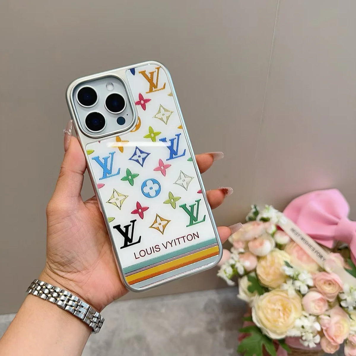 Electroplated glass magnetic phone case