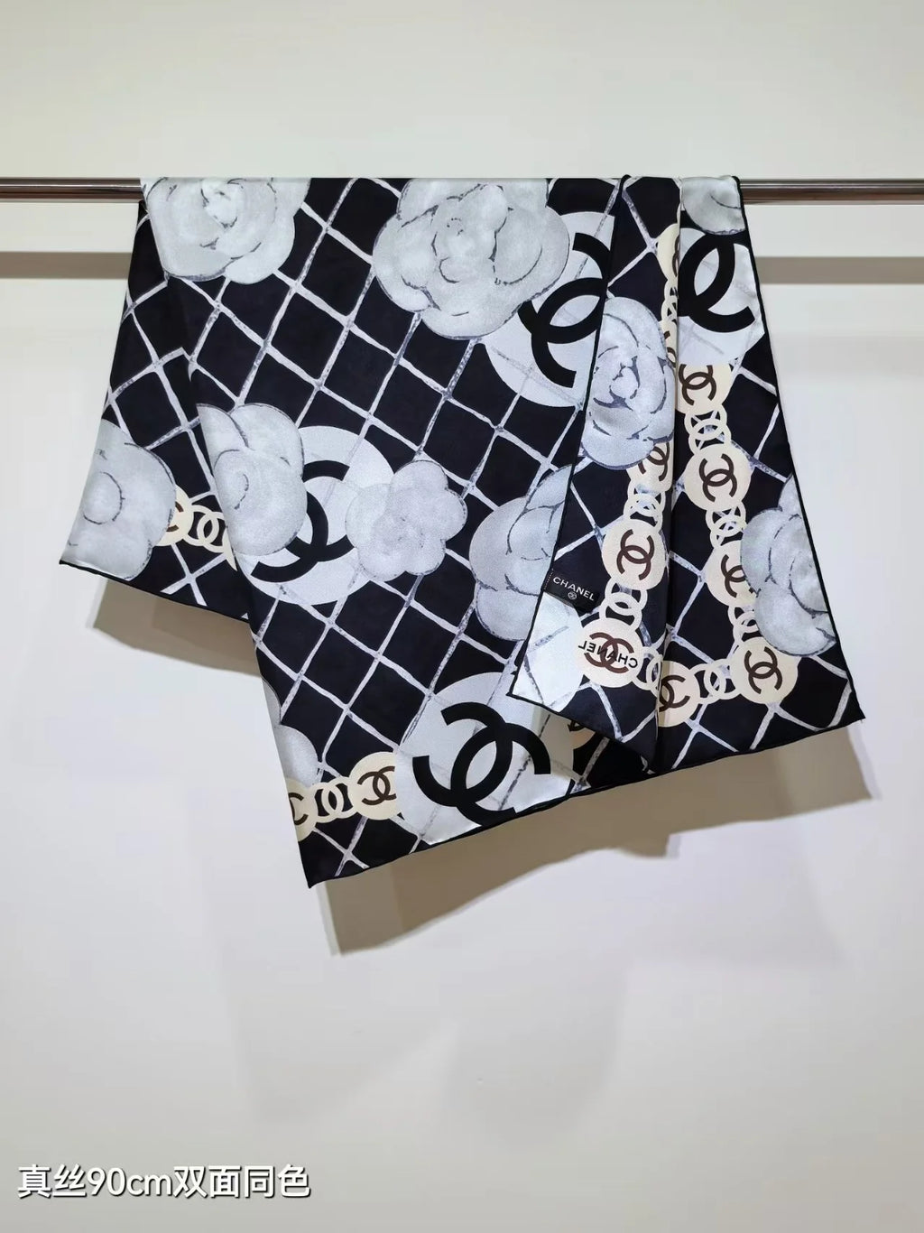New Camellia Silk Scarf
