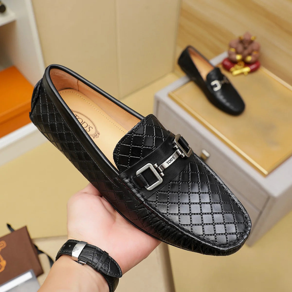 New men's bean shoes