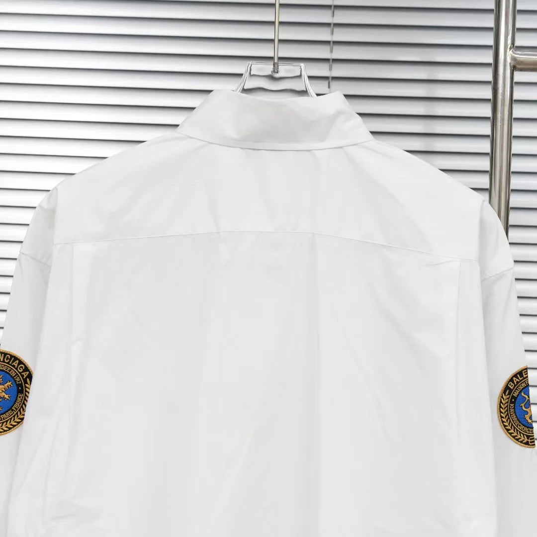 New embroidered long shirt