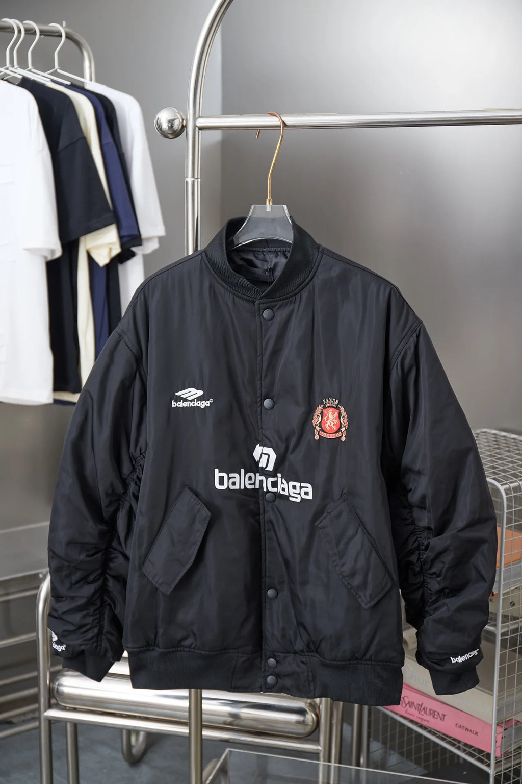 Embroidered baseball flying cotton jacket