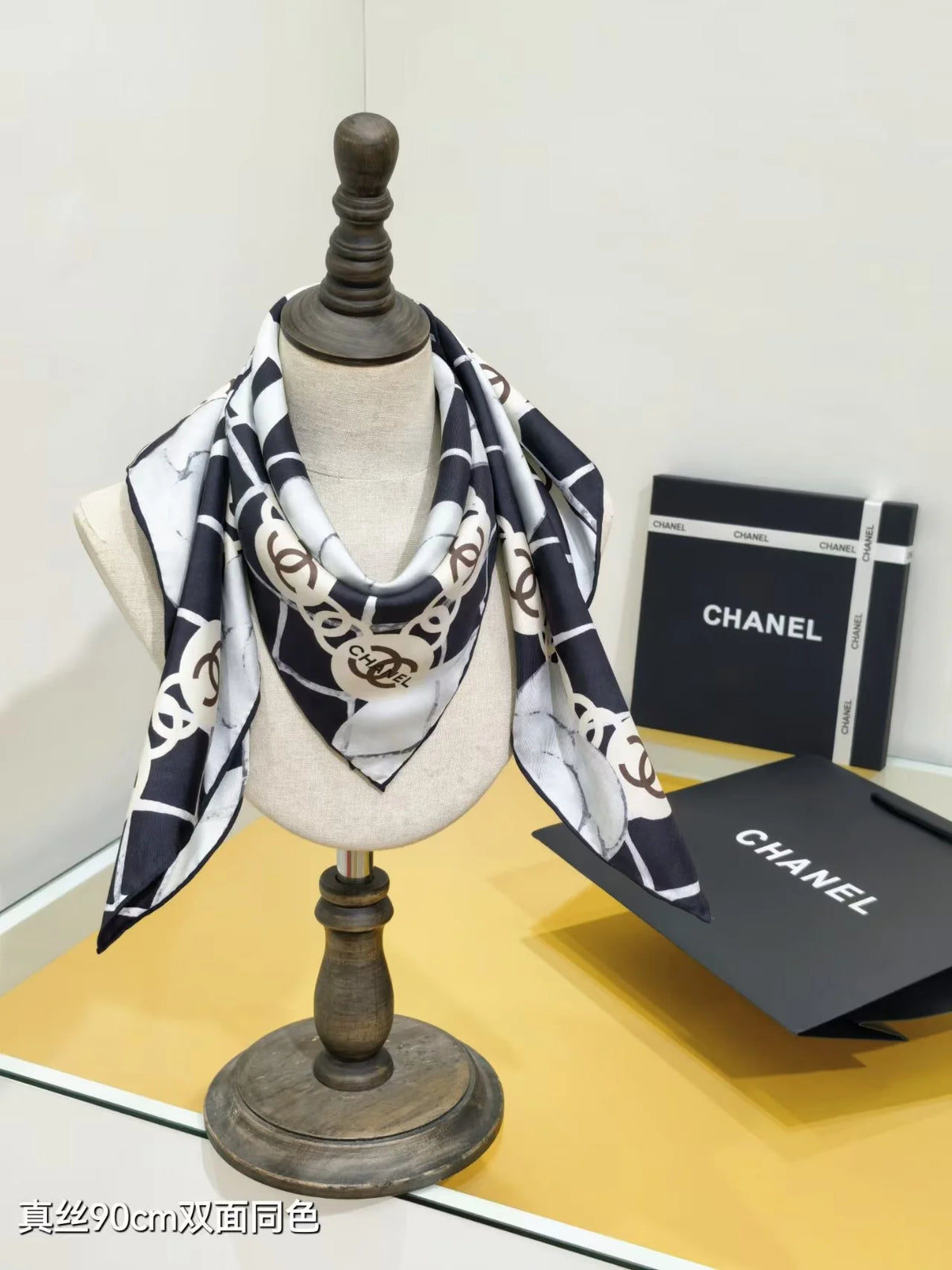 New Camellia Silk Scarf