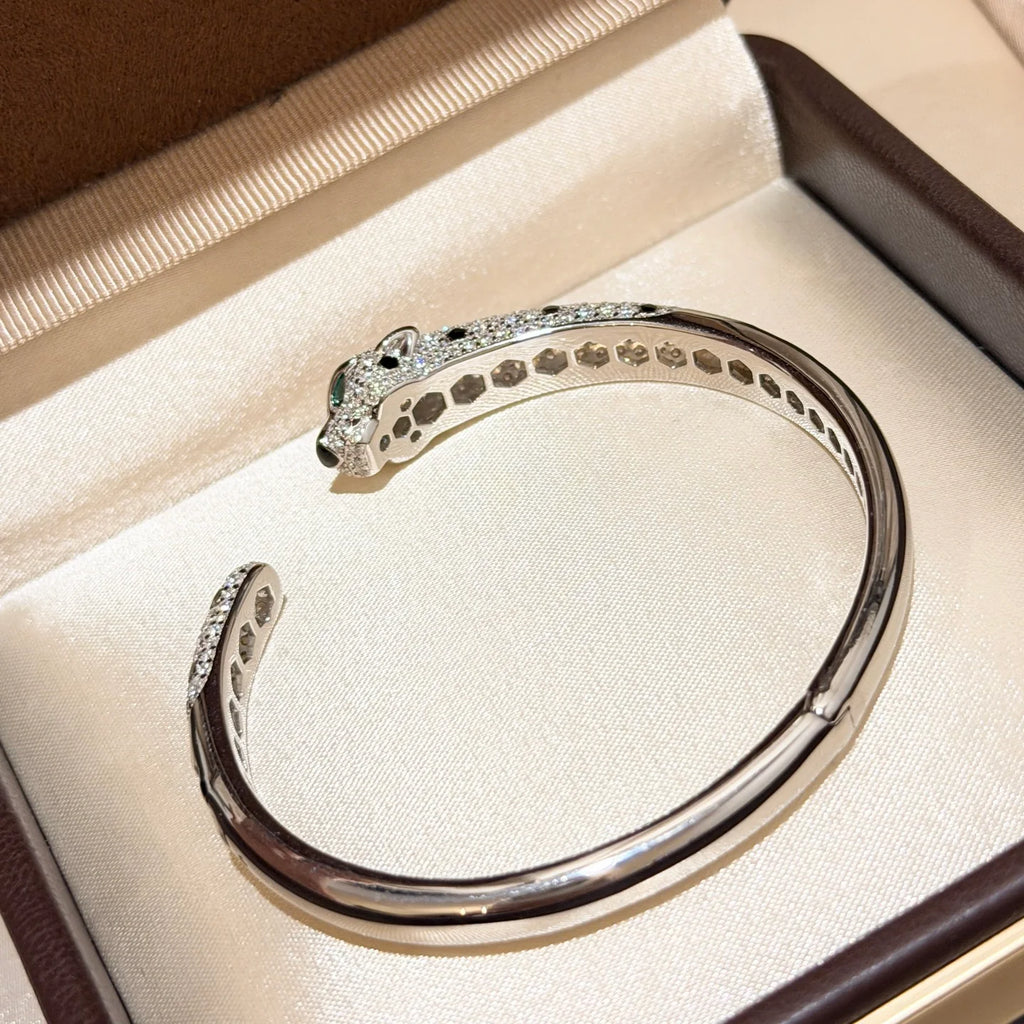 Spotted Leopard Open Bracelet
