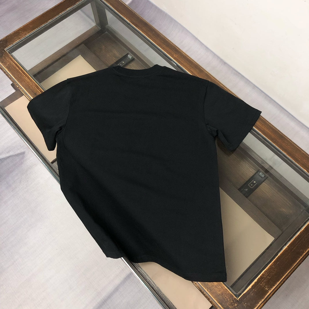 Double yarn pure cotton fabric T-shirt