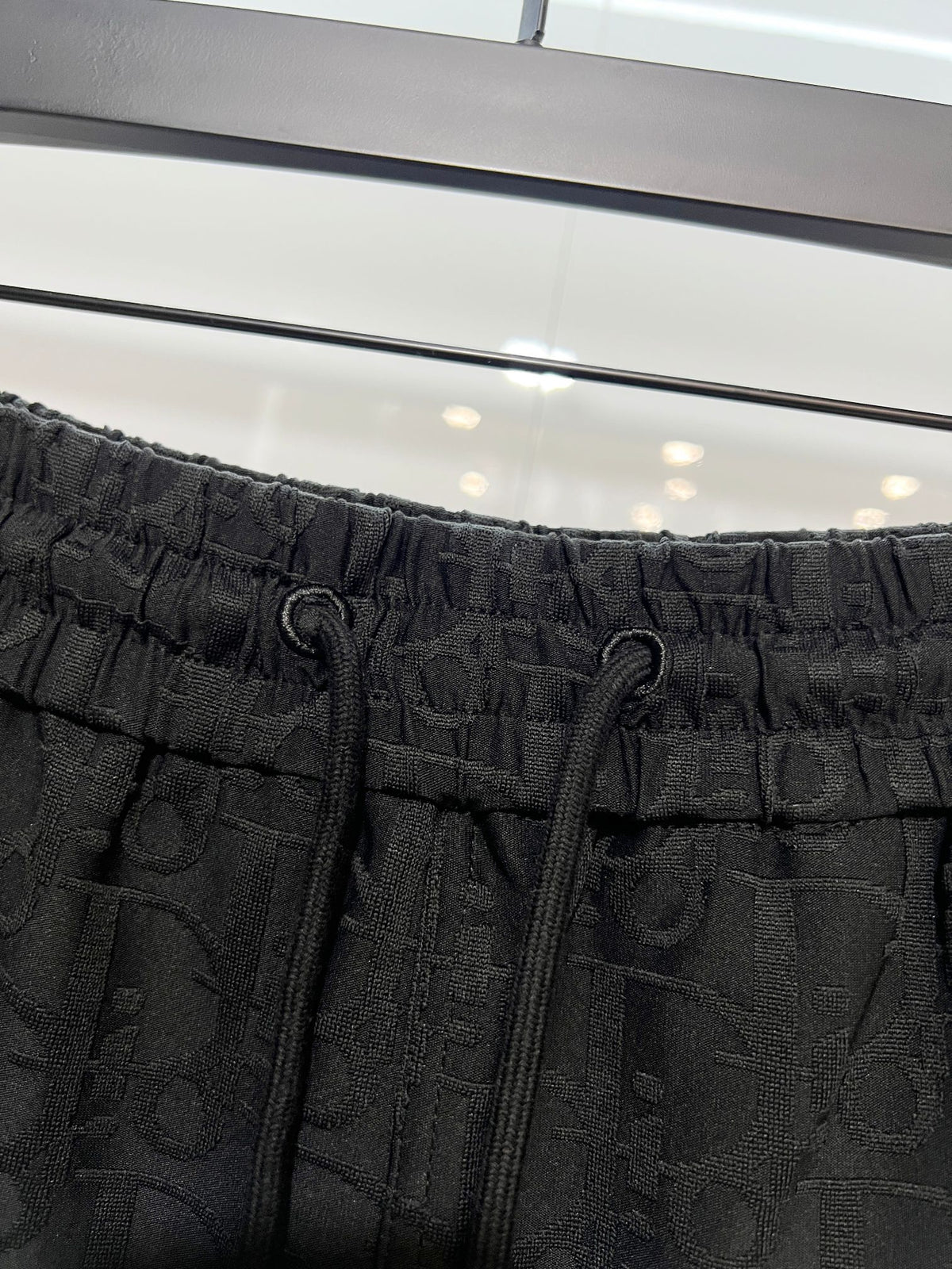 Full of floral letters, towel, jacquard casual shorts